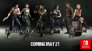 <i>Resident Evil 1</i>, <i>4</i>, And <i>0</i> Are Coming To Switch On May 21